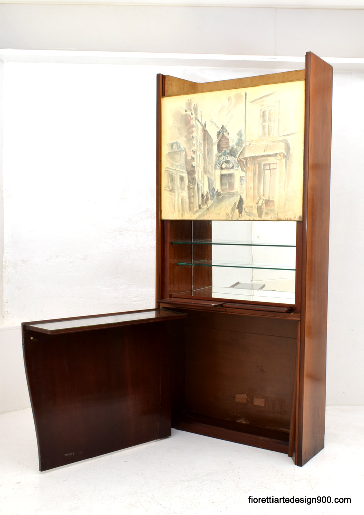 Bar Cabinet 1958 Atelier Osvaldo Borsani Varedo Tecno